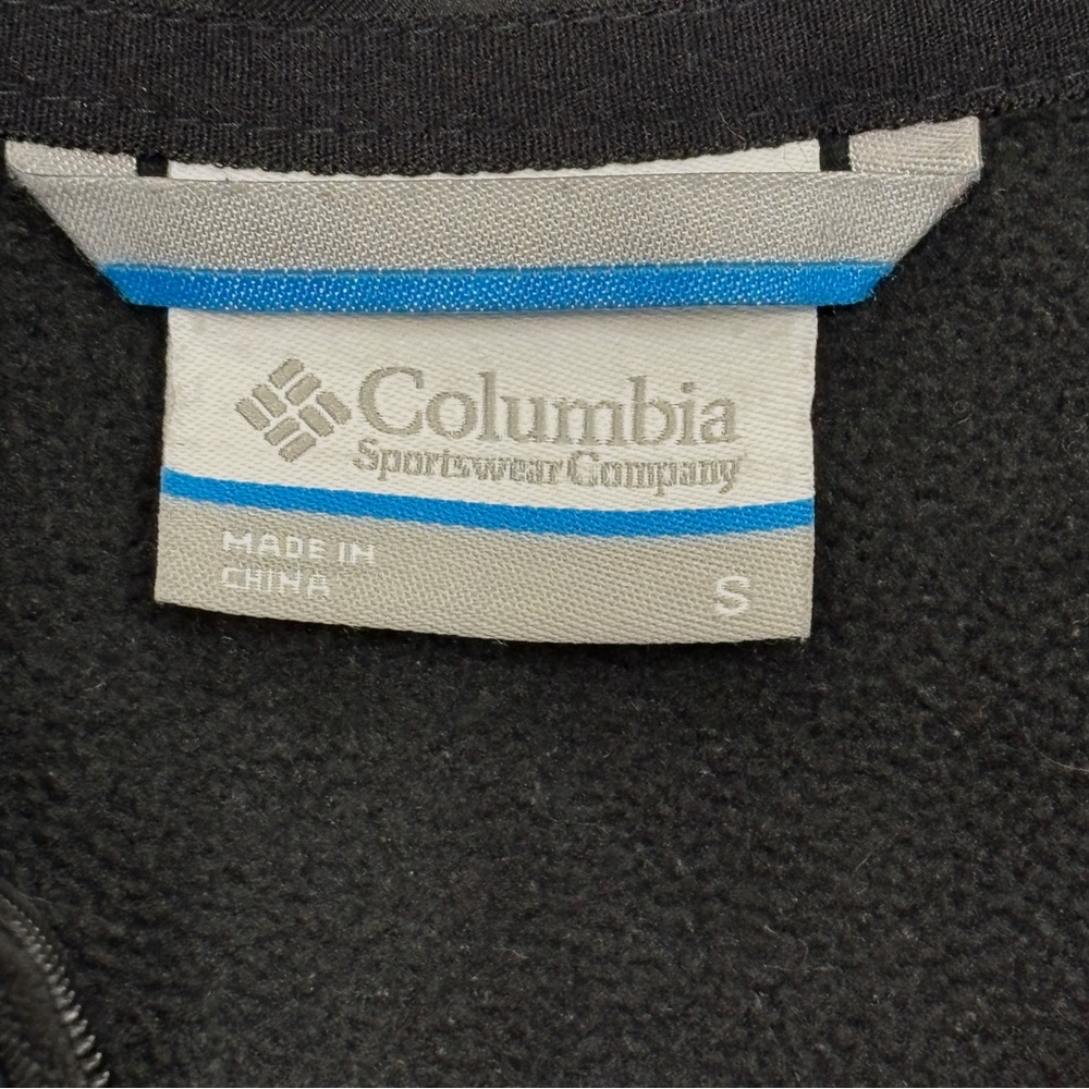 Columbia Women's Black Softshell Jacket | Size Small | Fleece Lined Zip Front - Picture 11 of 11